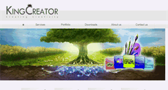 Desktop Screenshot of kingcreator.com